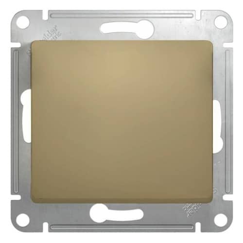 Купить Переключатель Schneider Electric Glossa GSL000461 одноклавишный титан по низкой цене
