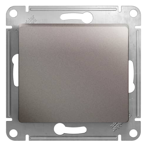Купить Переключатель Schneider Electric Glossa GSL001261 одноклавишный платина по низкой цене