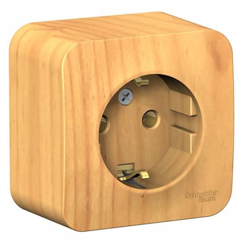 Купить Розетка Schneider Electric Blanca BLNRA010115 одноместная с заземлением с изолирующей пластиной ясень по низкой цене