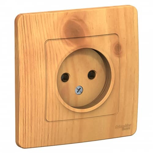 Купить Розетка Schneider Electric Blanca BLNRS000015 одноместная без заземления ясень по низкой цене