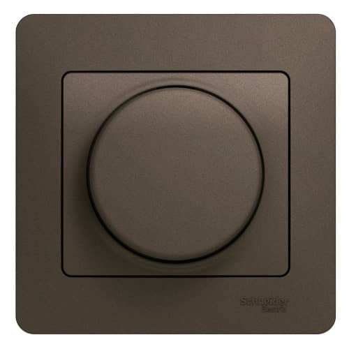 Купить Диммер Schneider Electric Glossa GSL000834 300 Вт поворотный шоколад по низкой цене
