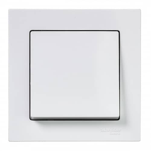 Купить Выключатель Schneider Electric AtlasDesign ATN000112 одноклавишный белый по низкой цене