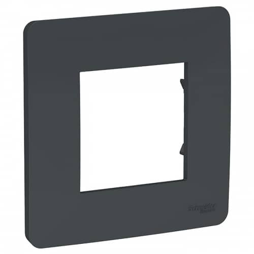 Купить Рамка Schneider Electric Unica Studio NU200254 антрацит одноместная по низкой цене