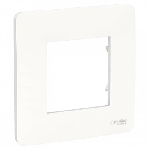 Купить Рамка Schneider Electric Unica Studio NU200218 белая одноместная по низкой цене