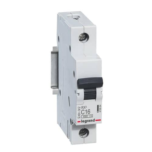 Купить Автоматический выключатель Legrand RX3 419664 1P C 16A 4,5 кА по низкой цене