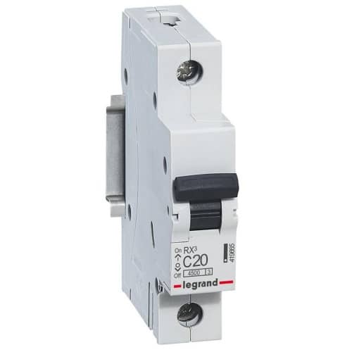 Купить Автоматический выключатель Legrand RX3 419665 1P C 20A 4,5 кА по низкой цене