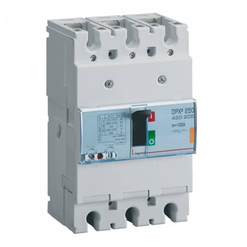 Купить Автоматический выключатель Legrand DPX3 250 420205 3P 100A 25 кА по низкой цене