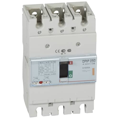 Купить Автоматический выключатель Legrand DPX3 250 420208 3P 200A 25 кА по низкой цене