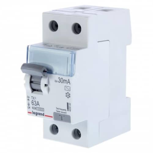 Купить Автоматический выключатель Legrand TX3 403002 2P AC 63А 30мА дифференциального тока по низкой цене