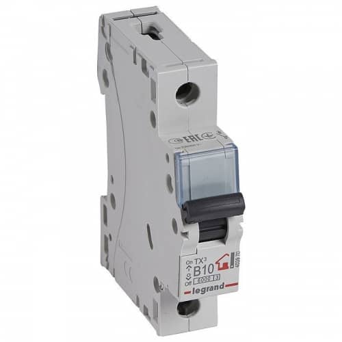 Купить Автоматический выключатель Legrand TX3 403970 1P B 10A 6кА по низкой цене