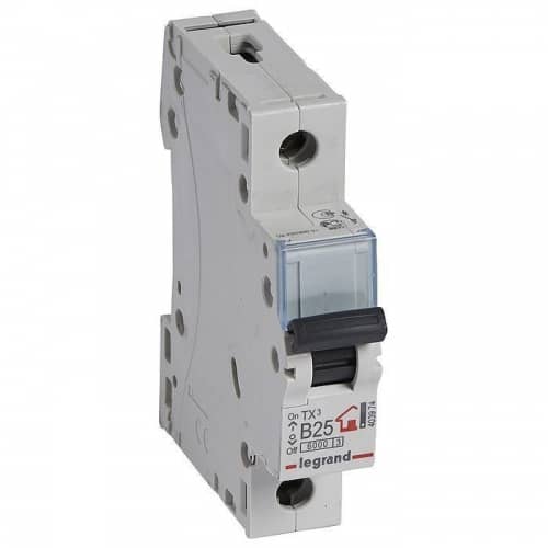 Купить Автоматический выключатель Legrand TX3 403974 1P B 25A 6кА по низкой цене