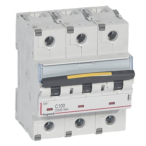 Купить Автоматический выключатель Legrand DX3 409281 3P C 100A 10кА/16кА по низкой цене