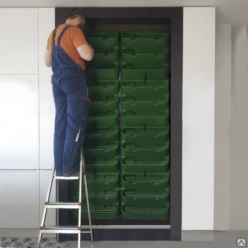 Купить Вертикальный сад BOXSAND зелёный 60х65 см по низкой цене