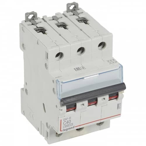 Купить Автоматический выключатель Legrand DX3-E 407295 3P C 40A 6кА по низкой цене