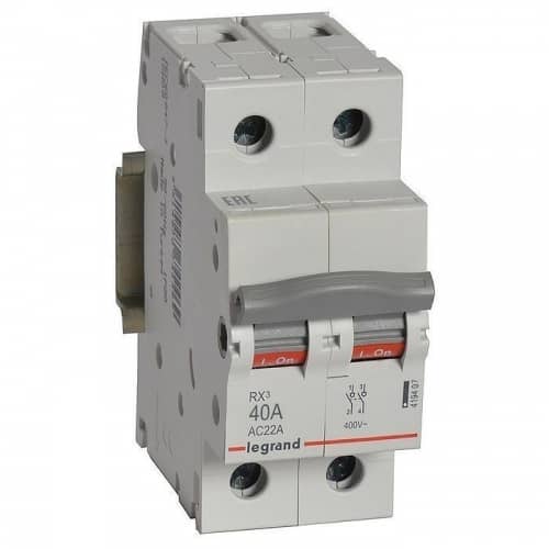 Купить Выключатель-разъединитель Legrand RX3 419407 2P 40А по низкой цене