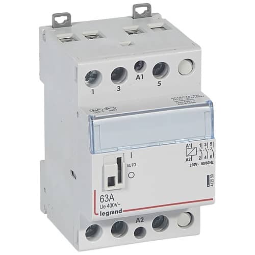 Купить Контактор Legrand 412550 3P 3НО 63 А модульный по низкой цене