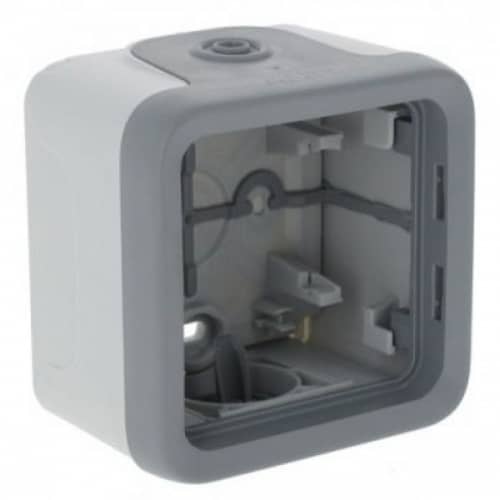 Купить Коробка Legrand Plexo 069651 установочная одноместная серая по низкой цене