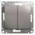 Купить Переключатель Schneider Electric Glossa GSL001265 двухклавишный платина по низкой цене