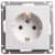 Купить Розетка Schneider Electric W59 RS16-154-1-86 с заземлением одноместная белый по низкой цене