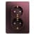 Купить Розетка Schneider Electric Glossa GSL001126 двухместная с заземлением и защитными шторками баклажановый по низкой цене