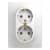розетка schneider electric glossa gsl000124 двухместная с заземлением белая Купить Розетка Schneider Electric Glossa GSL000124 двухместная с заземлением белая по низкой цене