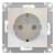 Купить Розетка Schneider Electric AtlasDesign ATN000443 одноместная с заземлением жемчуг по низкой цене