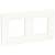 Купить Рамка Schneider Electric Unica Studio NU200418 белая двухместная по низкой цене