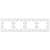рамка schneider electric atlasdesign atn000104 белая четырехместная Купить Рамка Schneider Electric AtlasDesign ATN000104 белая четырехместная по низкой цене