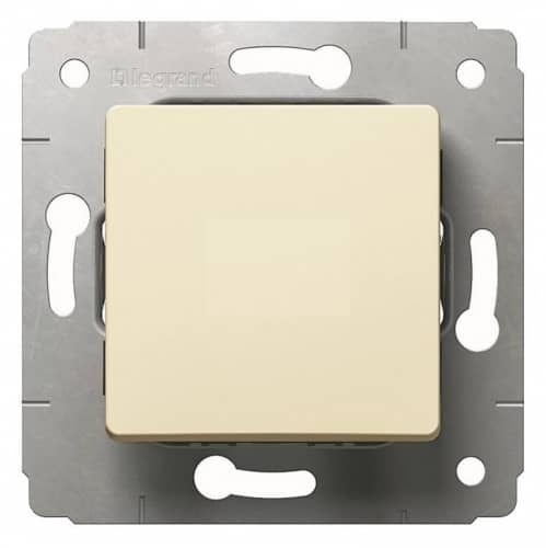 Купить Выключатель Legrand Cariva 773756 одноклавишный Слоновая кость по низкой цене