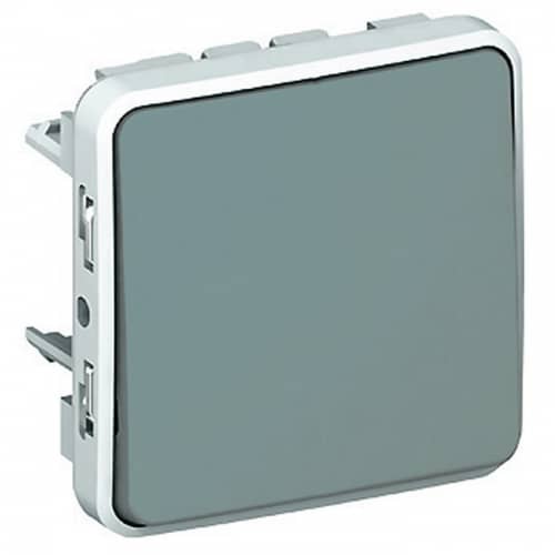 Купить Переключатель Legrand Plexo 069511 одноклавишный серый по низкой цене