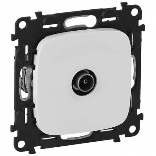 Купить Розетка Legrand Valena Allure 753751 TV белая по низкой цене