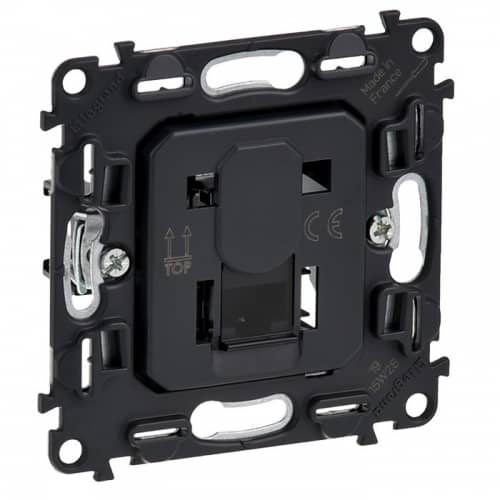 Купить Розетка Legrand Valena In'matic 753070 RJ45 компьютерная одноместный черный по низкой цене