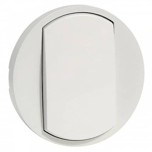 Купить Накладка Legrand Celiane 068001 одноклавишная белая по низкой цене