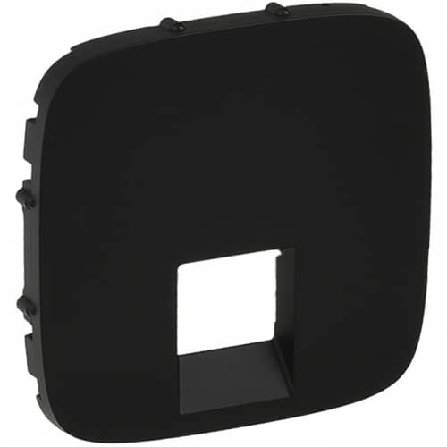 Купить Накладка Legrand Valena Allure 755418 для розетки одноместная RJ45/RJ11 антрацит по низкой цене