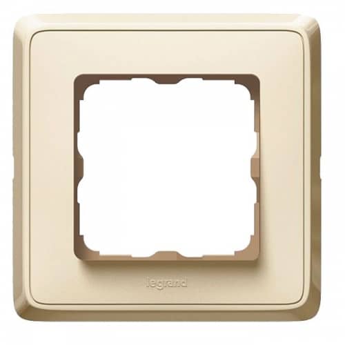Купить Рамка Legrand Cariva 773760 Слоновая кость одноместная по низкой цене