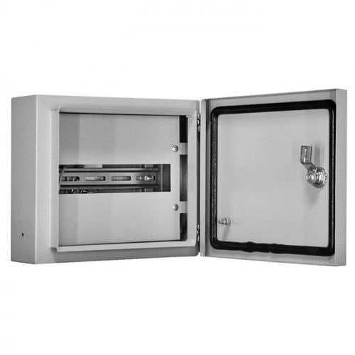 Купить Щит DEKraft ЩРН-9 IP31 9-ти модульный металлический навесной по низкой цене