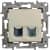 Купить Розетка Legrand Etika 672352 RJ11+RJ45 телефонно-компьютерная двойной Слоновая кость по низкой цене