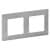 рамка legrand valena life 754132 алюминий двухместная Купить Рамка Legrand Valena Life 754132 алюминий двухместная по низкой цене