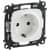Купить Розетка Legrand Valena Allure 753725 одноместная с заземлением белый по низкой цене