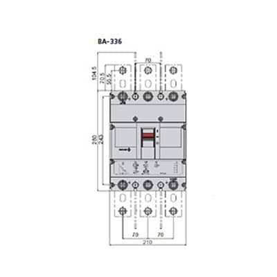 Купить Автоматический выключатель DEKraft ВА-336 АЕ с электронным расцепителем 800А 70кА по низкой цене