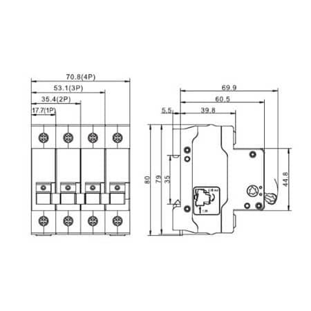 Купить Выключатель-разъединитель DEKraft ВН-102 1п 63А по низкой цене