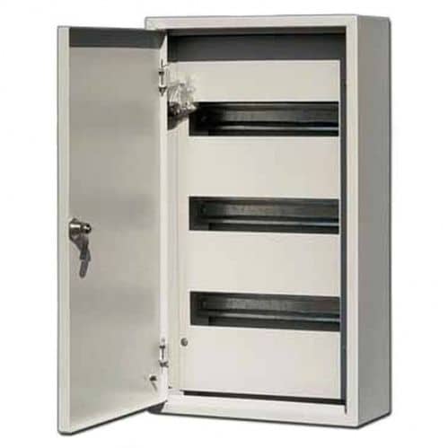 Купить Щит DEKraft ЩРН-36 IP31 36-ти модульный металлический навесной по низкой цене