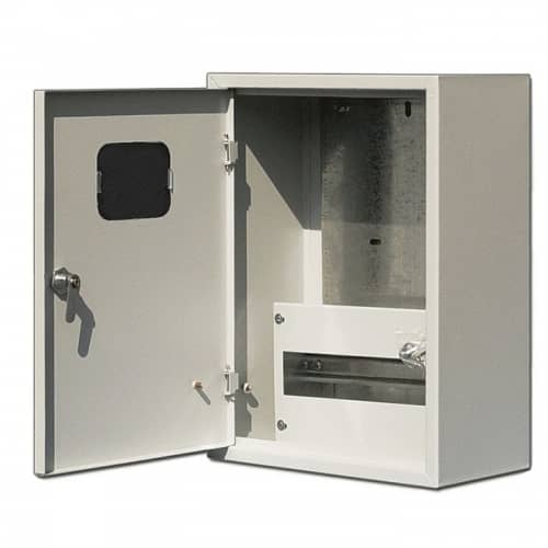 Купить Щит DEKraft ЩРУН-1 IP31 12-ти модульный металлический навесной по низкой цене