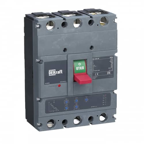 Купить Автоматический выключатель DEKraft ВА-336 АЕ с электронным расцепителем 800А 70кА по низкой цене