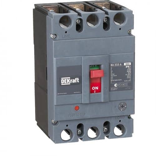 Купить Автоматический выключатель DEKraft ВА-333-А 160А 50кА по низкой цене