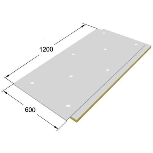 Купить Сэндвич-панель ЗИПС-Пол Модуль звукоизоляционная 1200х600х75 мм по низкой цене