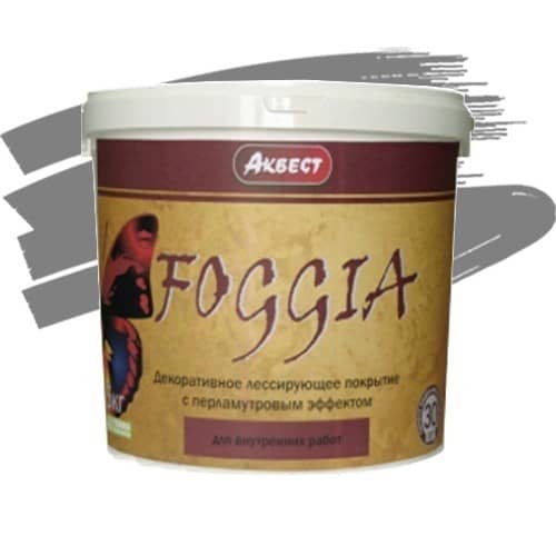 Купить Покрытие Аквест Foggia Silver декоративное лессирующее 1 кг по низкой цене