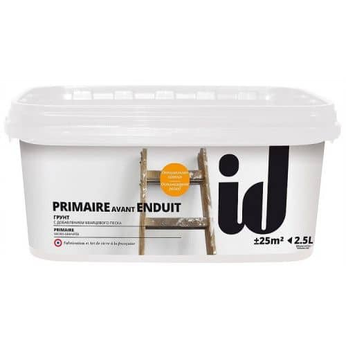 Купить Грунтовка ID Primate Avant Enduit кварцевая 2,5 л по низкой цене