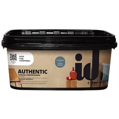Купить Краска ID Authentic декоративная минеральная 2 л по низкой цене