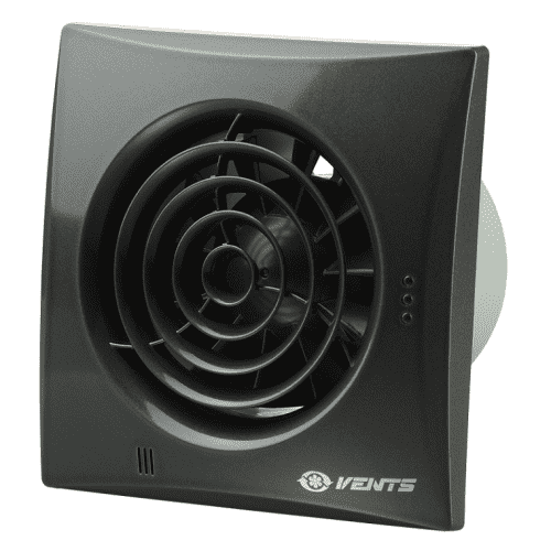 Купить Вентилятор Vents 150 Quiet вытяжной, энергосберегающий, черный сапфир по низкой цене